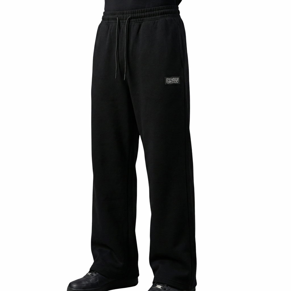 CSAW ESSENTIAL BLACK JOGGERS