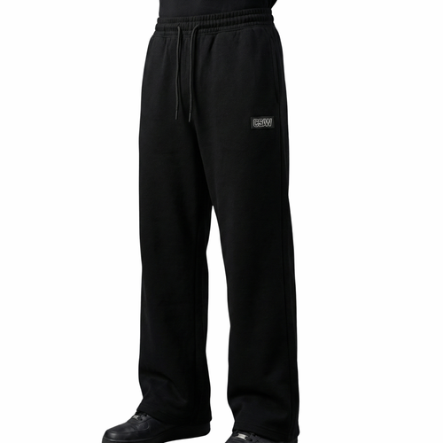 CSAW ESSENTIAL BLACK JOGGERS